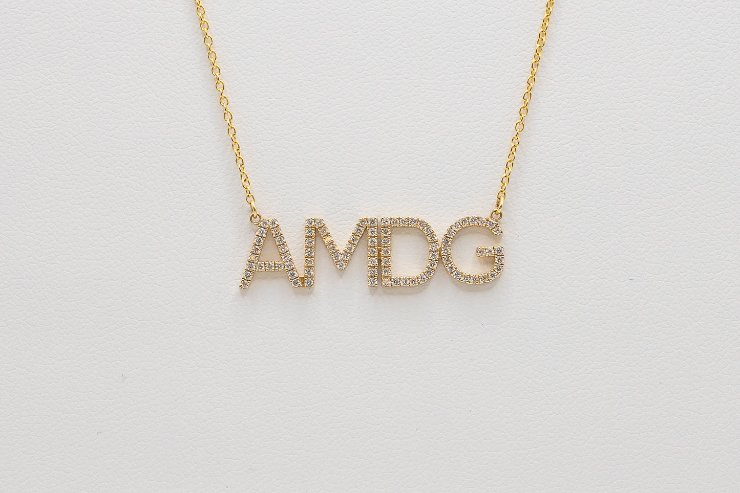 AMDG Diamond Necklace