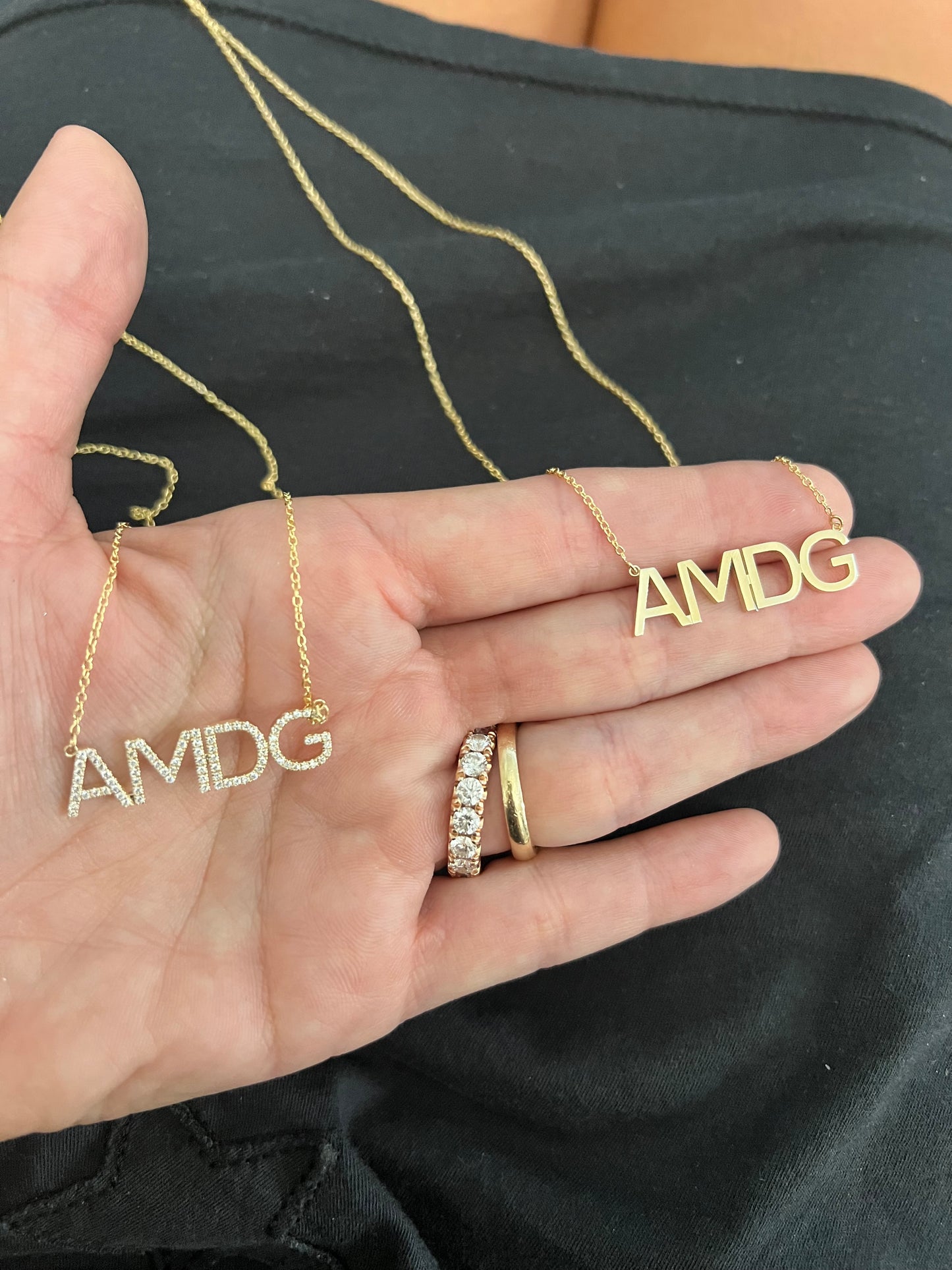 AMDG Diamond Necklace