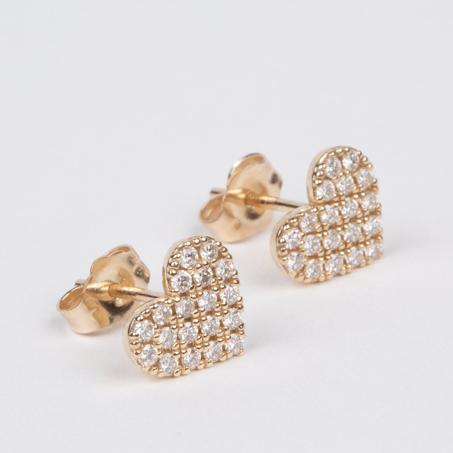 Heart Stud Earrings