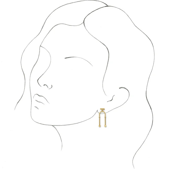 Mobile hinged earrings